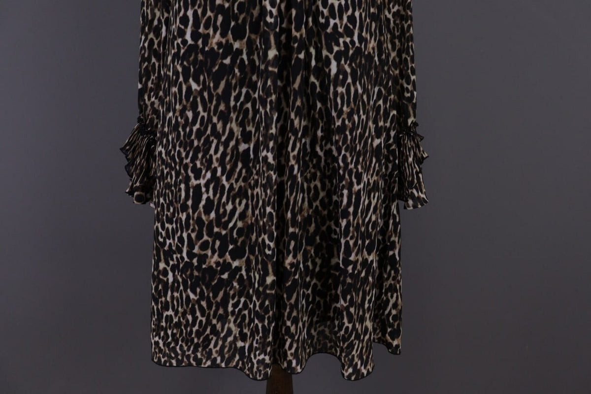 Used True Religion Multicolor Animal Printed V-Neck Summer Evening Midi Dress – Size S