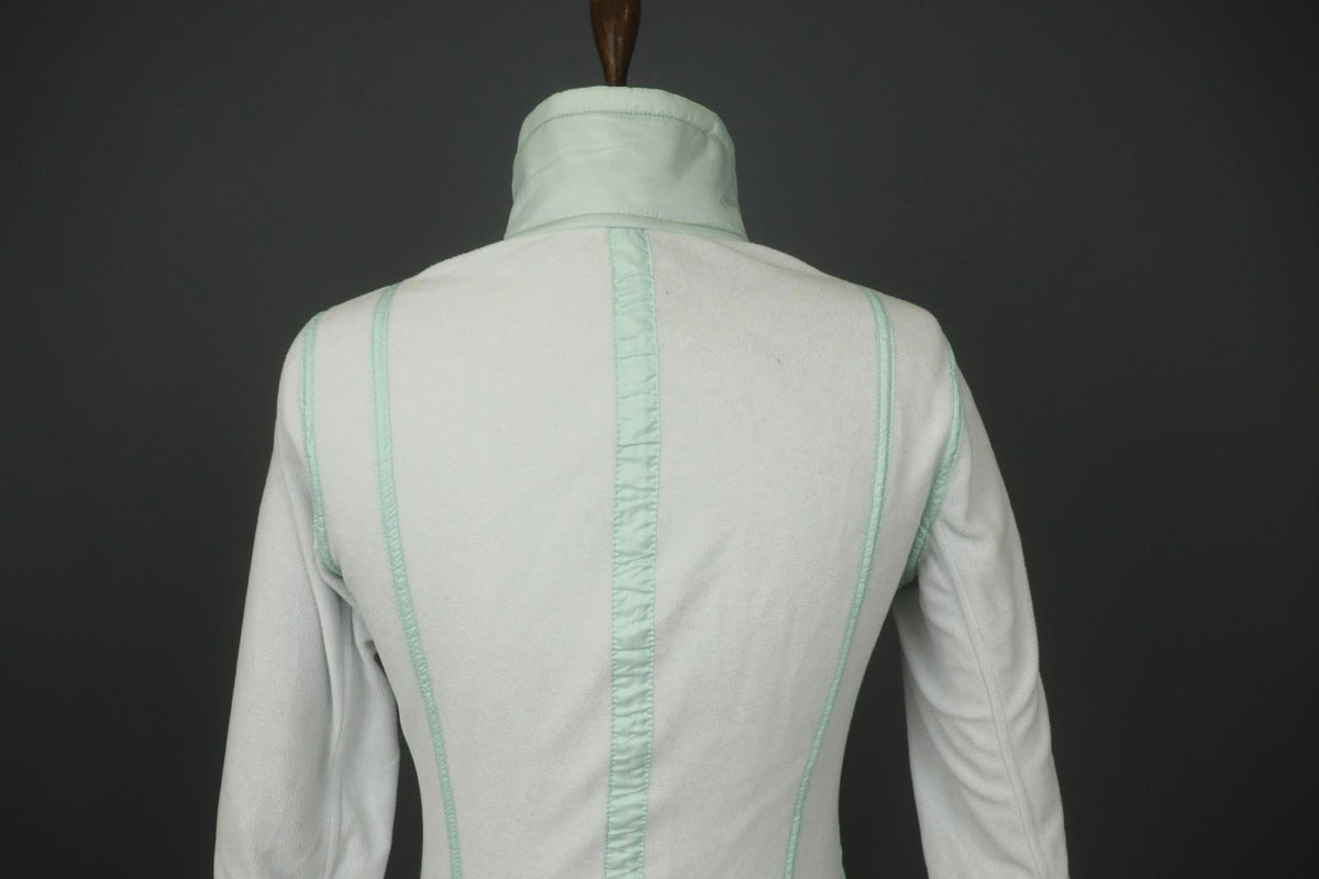 Used FRAUENSCHUH Blue Pockets Long Sleeve Full Zip Winter Soft Fleece Jacket – Size 1