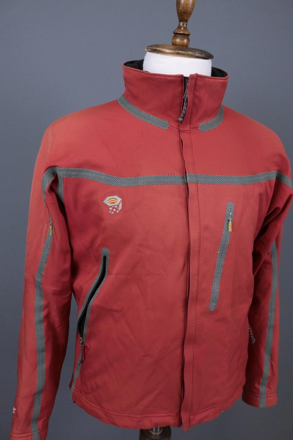 MOUNTAIN HARD WEAR Windstopper Red Full Zip Jacket – Size M