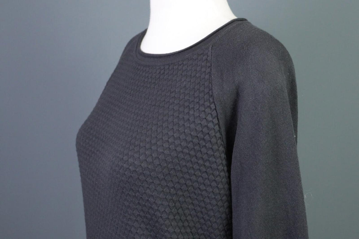 SARAH PACINI Gray Knit Lagenlook Sweater Tunic One Size