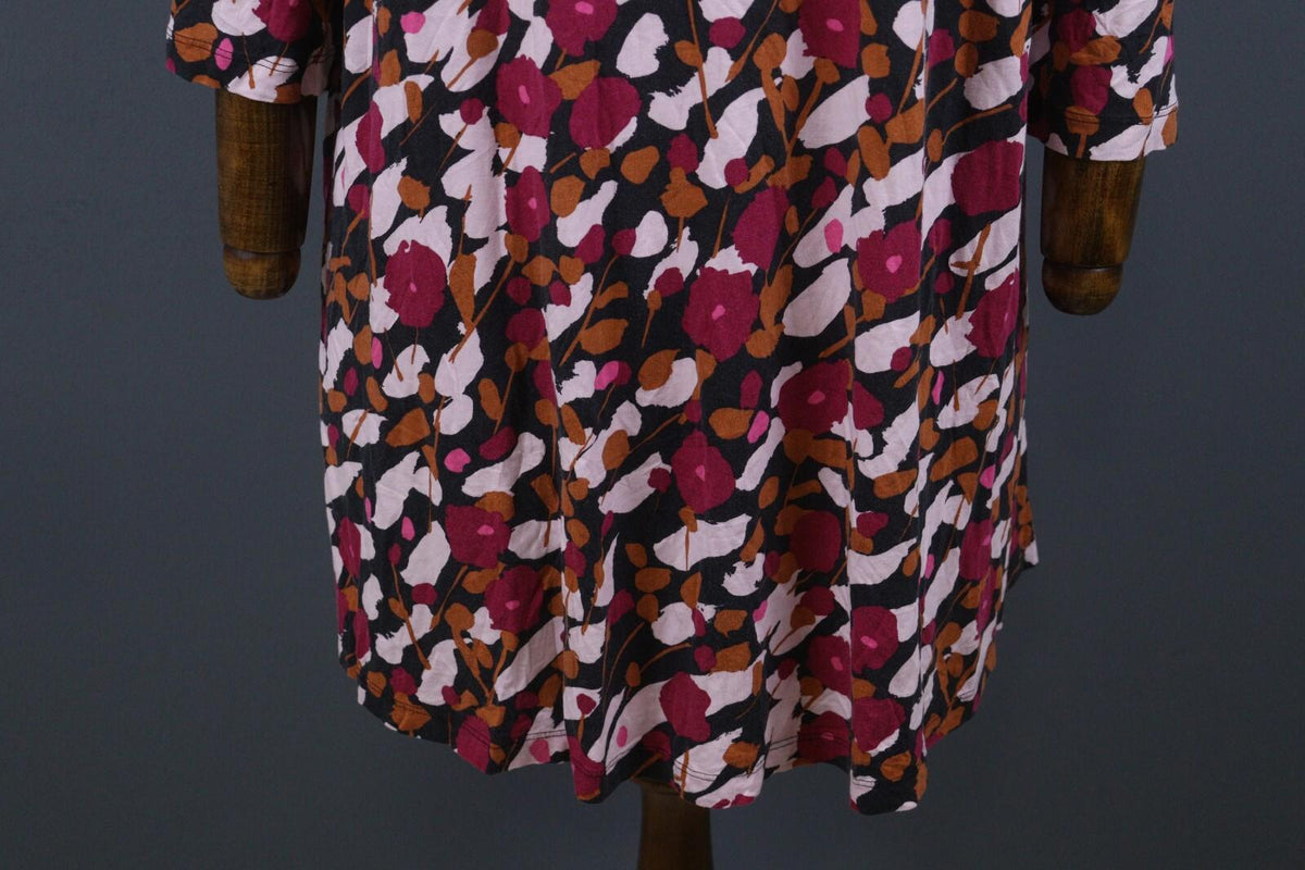 MARIMEKKO Multicolor 3/4 Sleeve A-Line Relaxed Tunic Dress – Size M