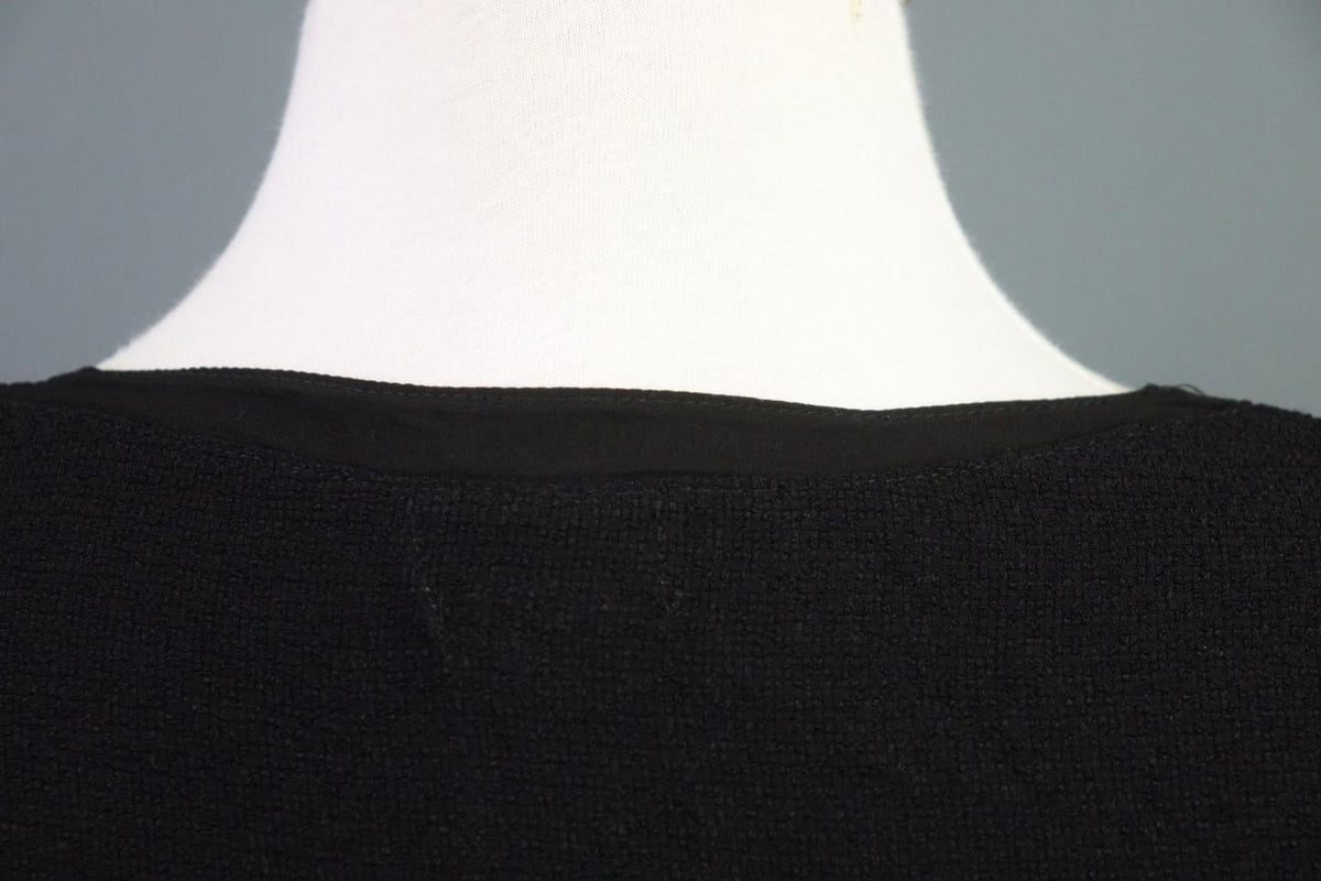 TRANSIT PAR-SUCH Black Viscose Long Sleeve Button Front Shirt Dress – Size 4