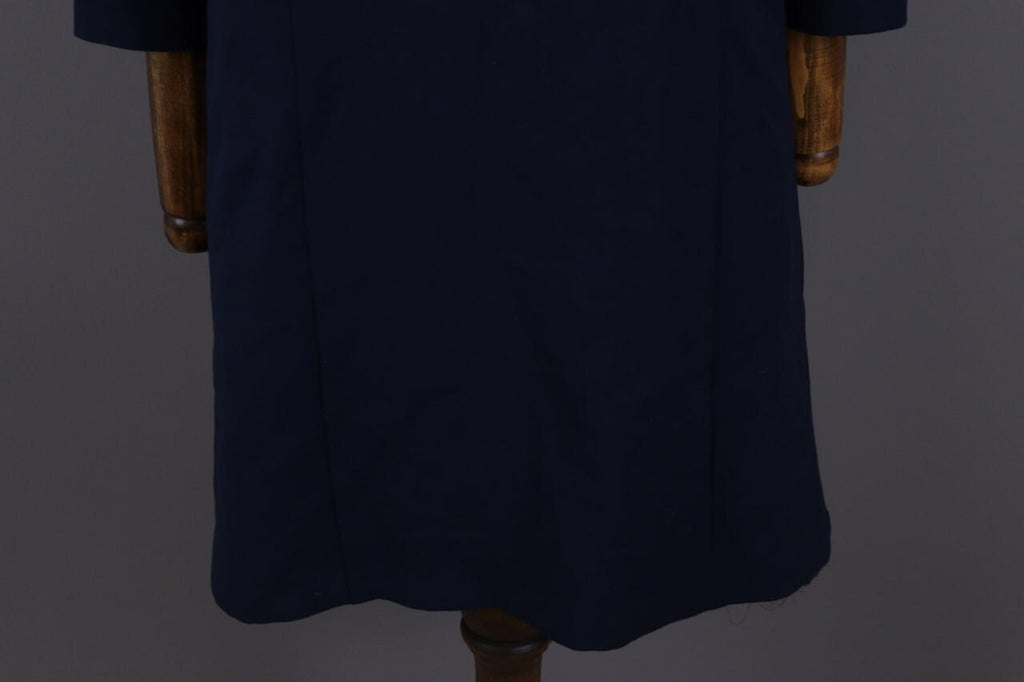 Me+Em Blue V-Neck Evening Long Sleeve A-Line Dress – Size 12