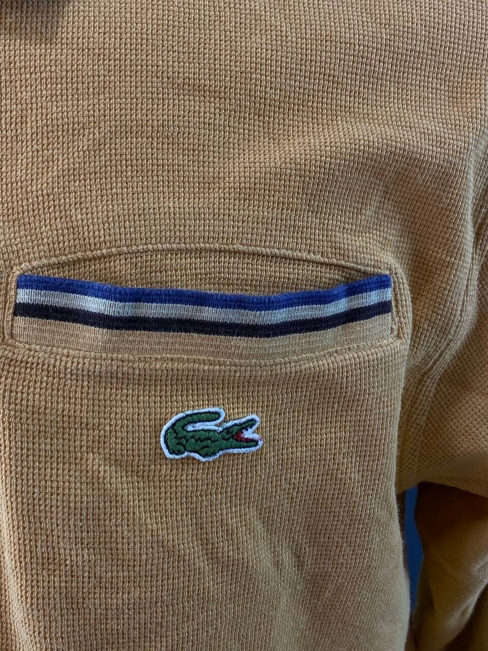 Lacoste Sport Slim Fit Yellow Long Sleeve Polo Shirt – Size 5 / L