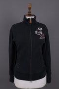 La Martina Jodhpur Black Polo High Neck Full Zip Activewear Jacket – Size 4