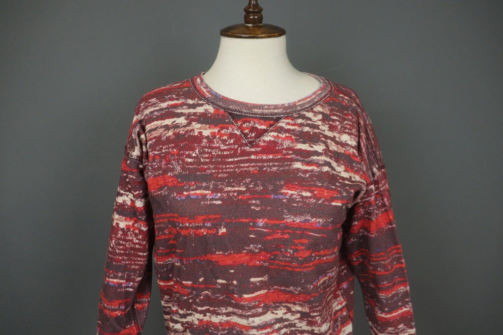 ISABEL MARANT POUR H&M Multi Space Dye Raglan Sleeve Pullover Sweater – Size 34