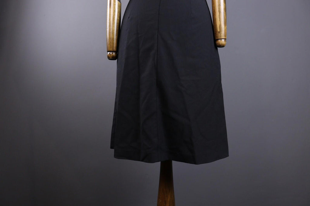 THEORY Black Sleeveless Belted Zip Up A-Line Sheath Midi Dress – Size 6