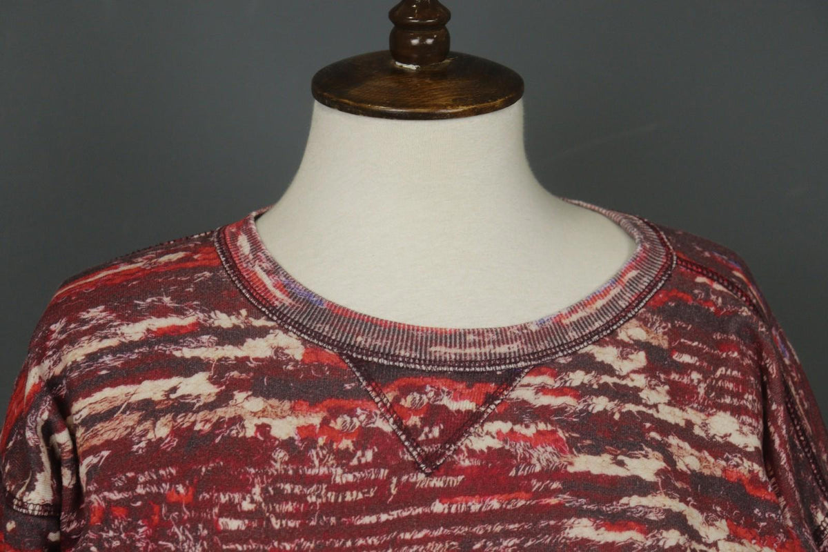 ISABEL MARANT POUR H&M Multi Space Dye Raglan Sleeve Pullover Sweater – Size 34