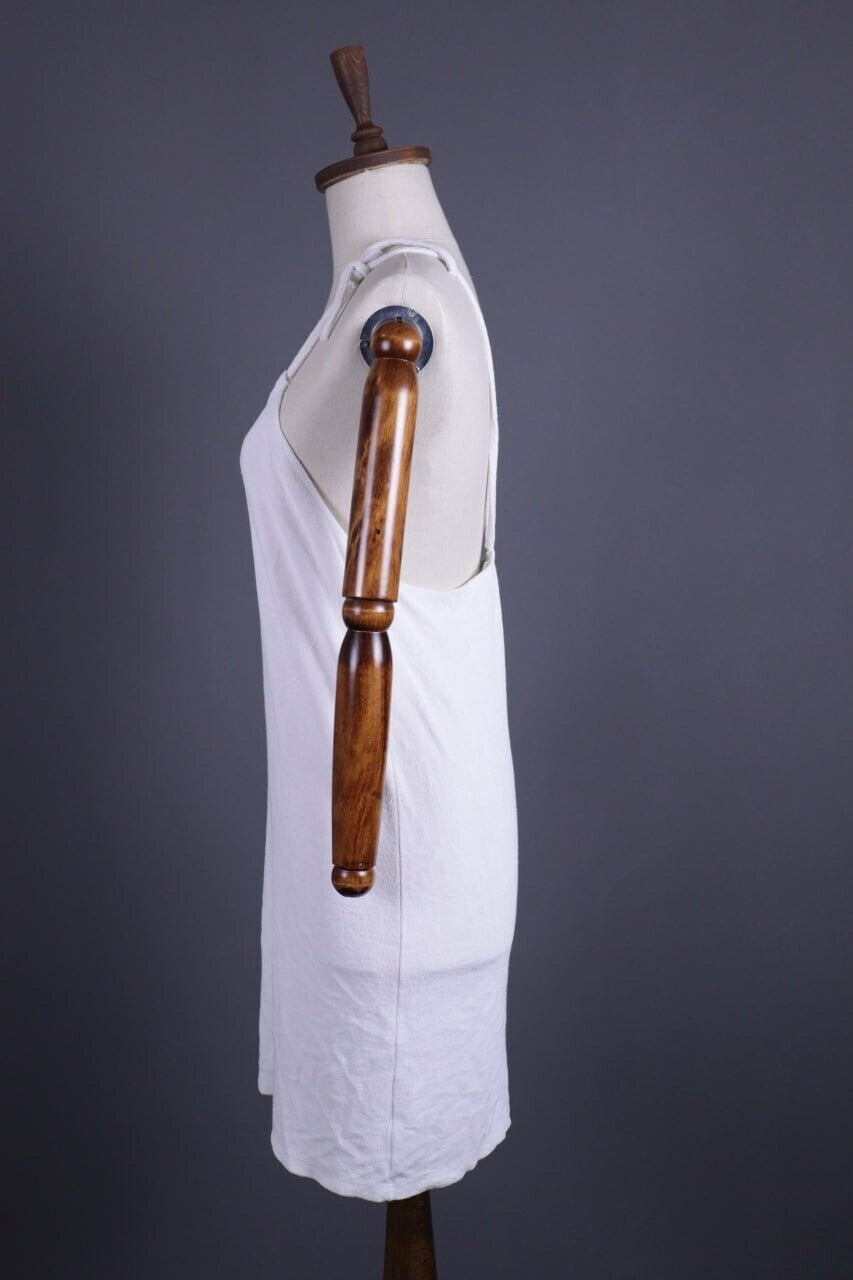 A.P.C White Spaghetti Strap Sundress Mini Dress – Size S