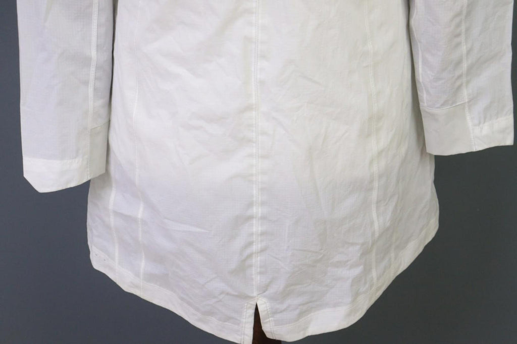 KUHL White Classic Fit High Neck Casual Long Sleeve Full Zip Hooded Jacket Sz M – Used