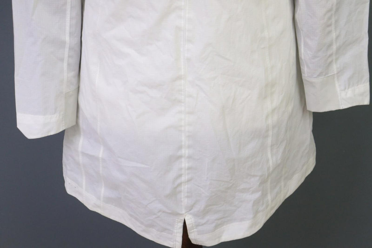 KUHL White Classic Fit High Neck Casual Long Sleeve Full Zip Hooded Jacket Sz M – Used