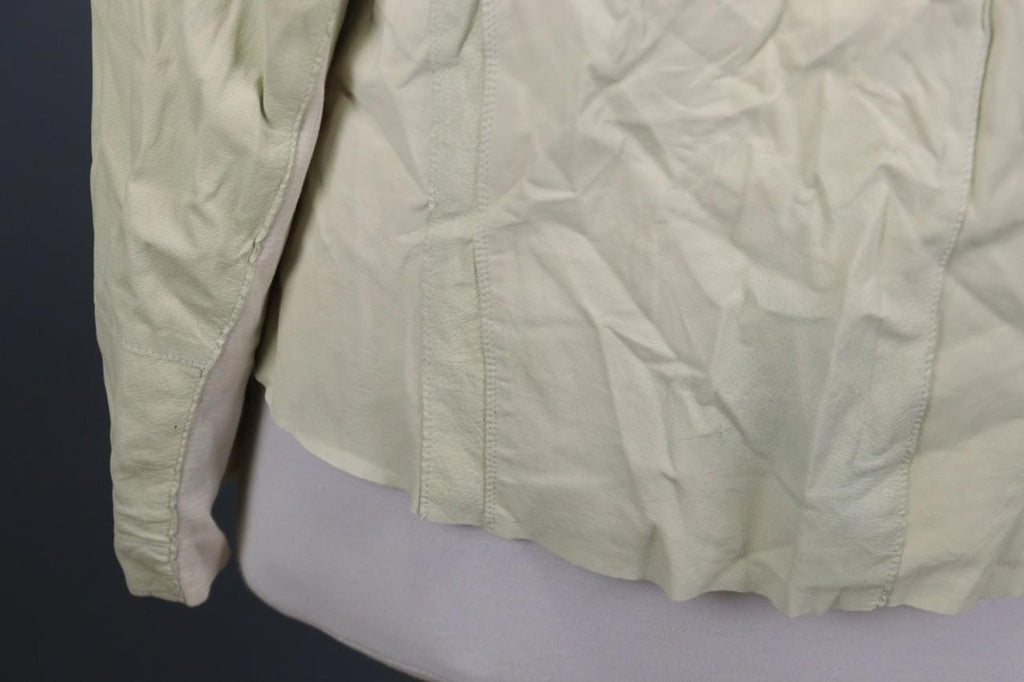 TRANSIT PAR-SUCH Beige 100%Cotton Long Sleeve Snap Front Drawstring Jacket Sz 2