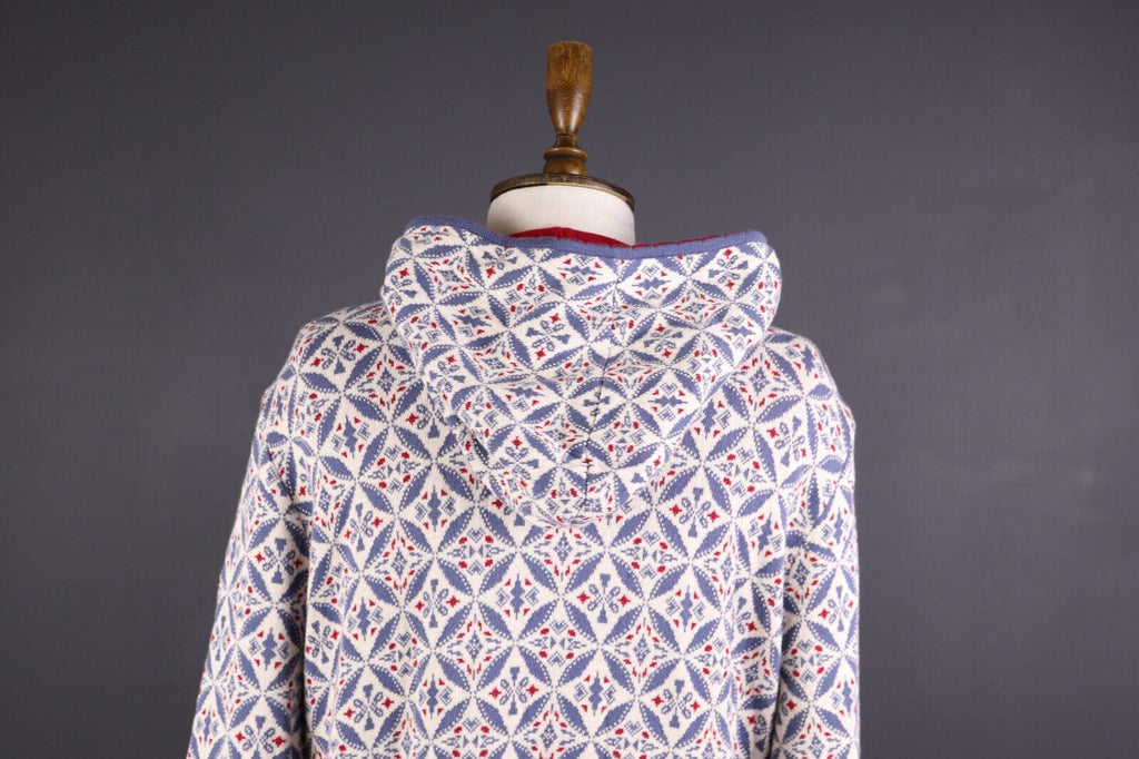 Deerberg by Oska Multicolor Full Zip Hooded Long Cardigan Sweater – Size L
