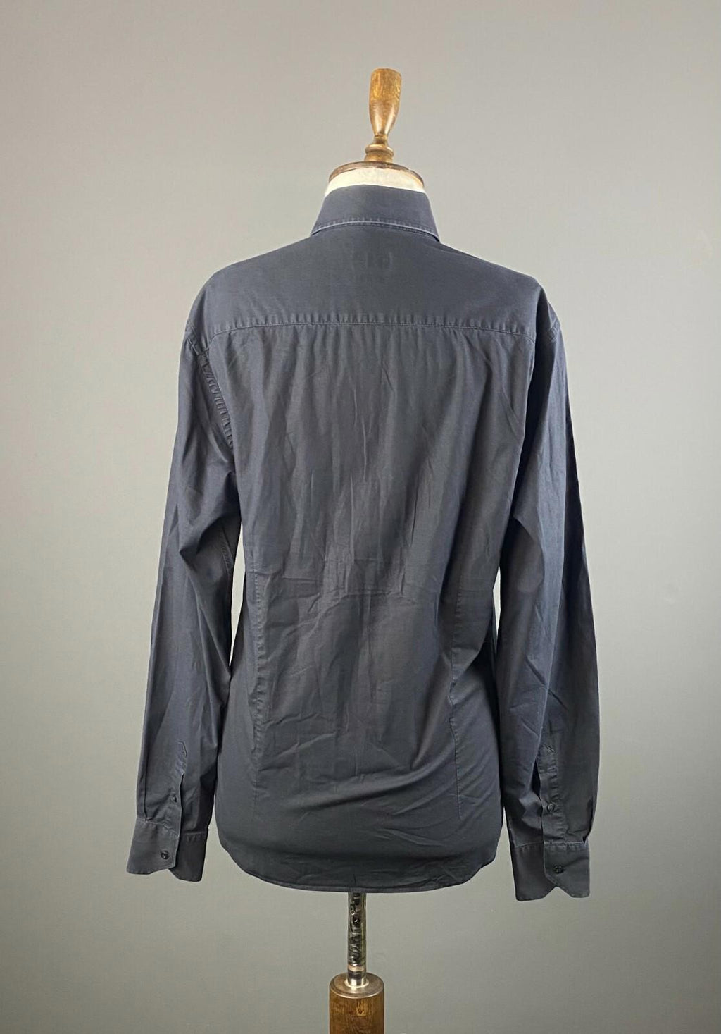 VALENTINO ROMA Black Slim Fit Long Sleeve Blouse Shirt – Size 16 / 41