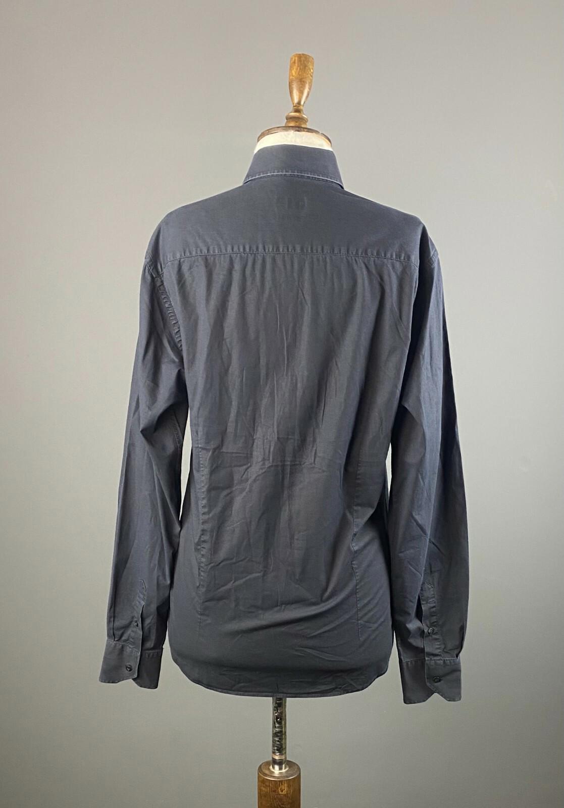 VALENTINO ROMA Black Slim Fit Long Sleeve Blouse Shirt – Size 16 / 41