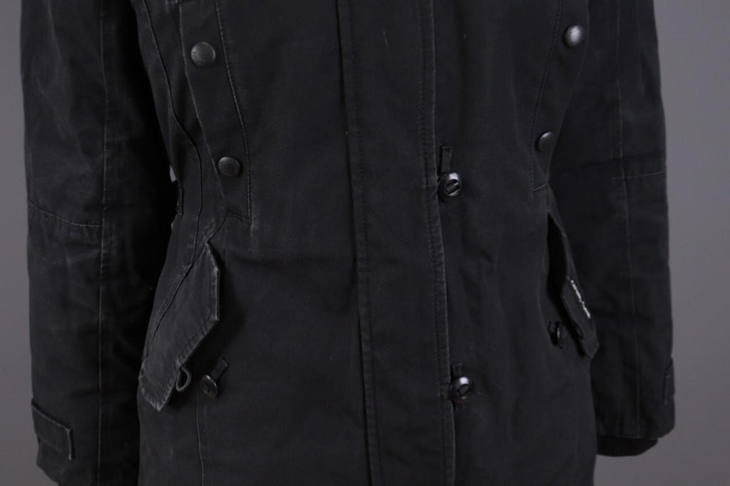 Canada Goose Black Multipockets Fur Down Cargo Hooded Jacket – Size S