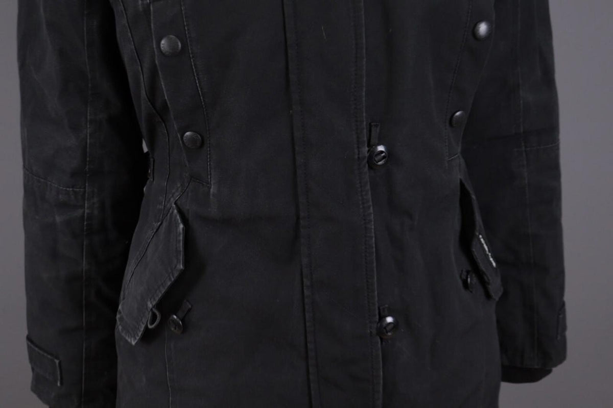 Canada Goose Black Multipockets Fur Down Cargo Hooded Jacket – Size S