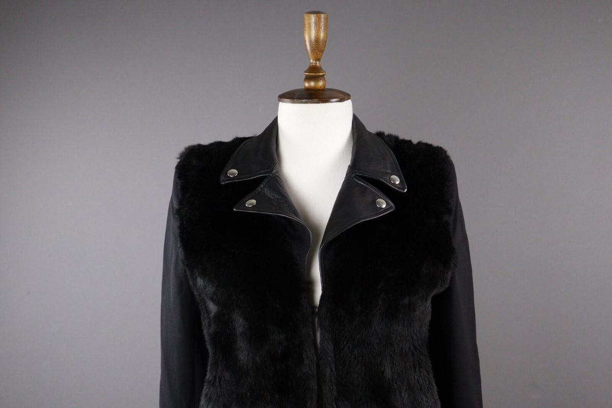 THE KOOPLES Black Wool Cape Jacket Blazer – Size 38 – Used