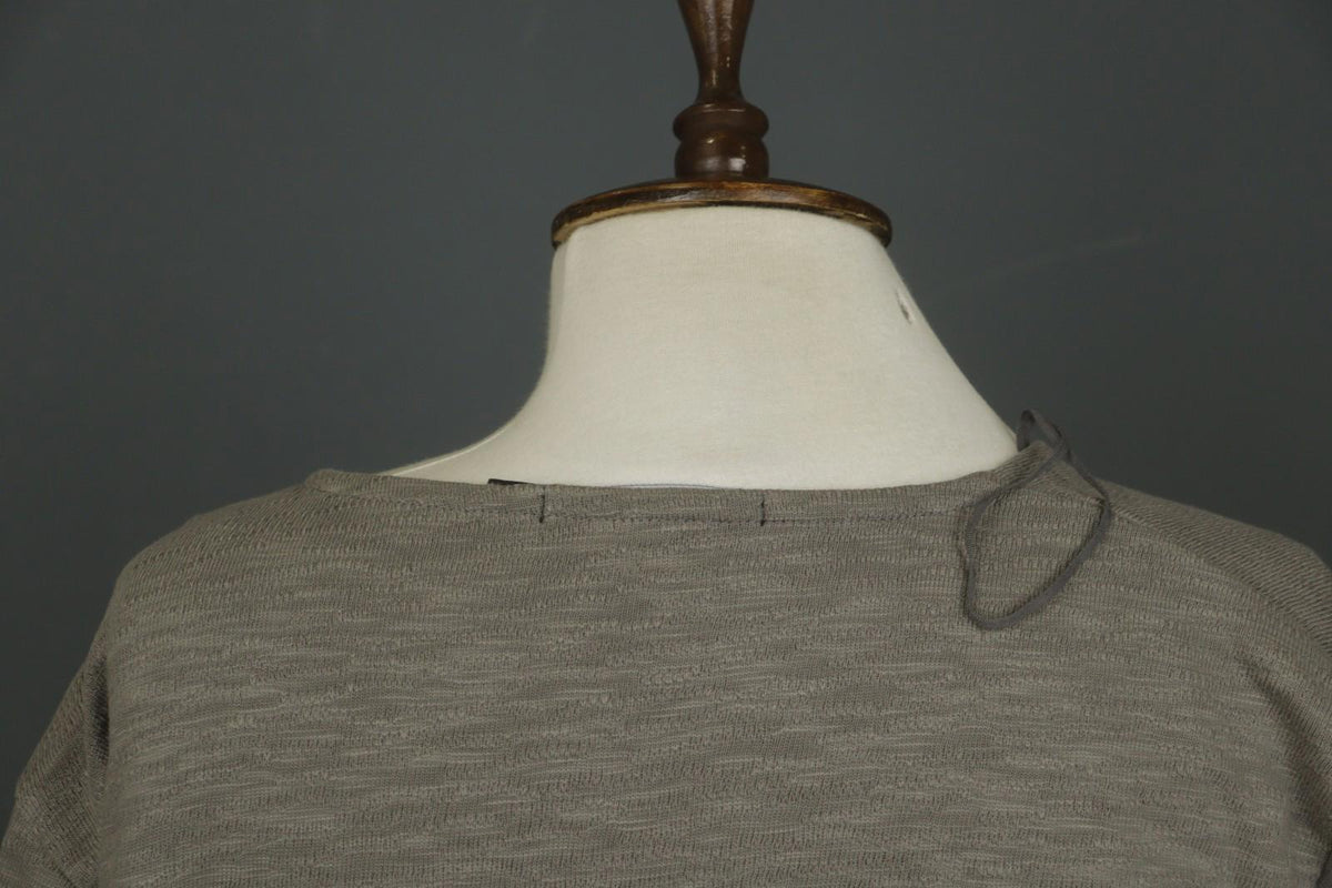 GUDRUN SJODEN Gray 100% Cotton Knitted Long Sleeve Button Front Cardigan – Size L