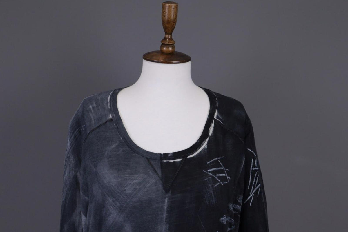 HIGH USE by CLAIRE CAMPBELL Multicolor Printed Wool Long Sleeve Tunic Top – Size S