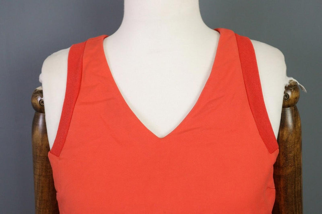 LACOSTE LIVE Dress Red V-Neck A-Line Tennis Short – Size S