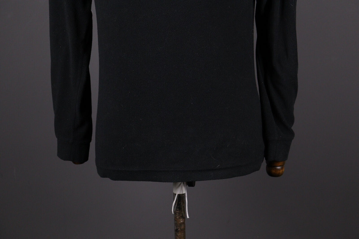 F. Lli Campagnolo Boys Black Zip Flags Patch Fleece Sweater – Size 14 year / 164