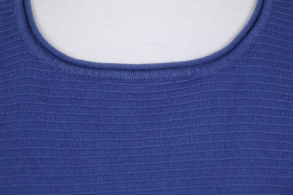 GUDRUN SJODEN Blue Striped Long Sleeve Top Blouse – Size M