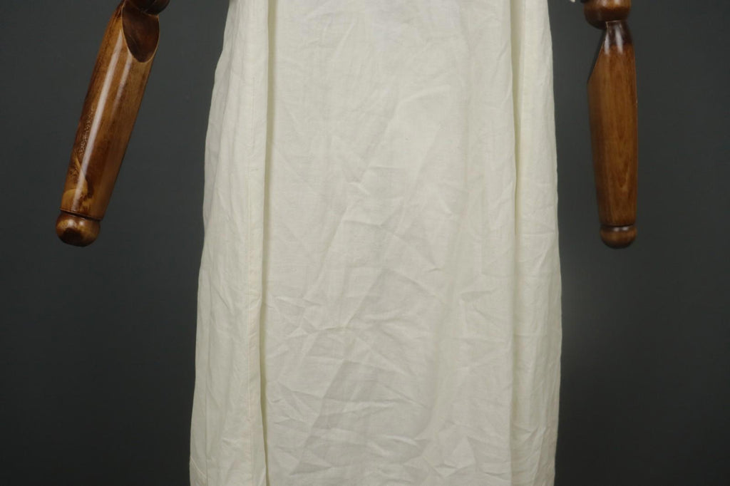 BARBARA LANG Cotton Square Neck Sleeveless Knee Length Pullover Tank Dress Sz L