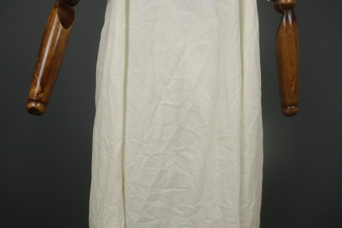 BARBARA LANG Cotton Square Neck Sleeveless Knee Length Pullover Tank Dress Sz L