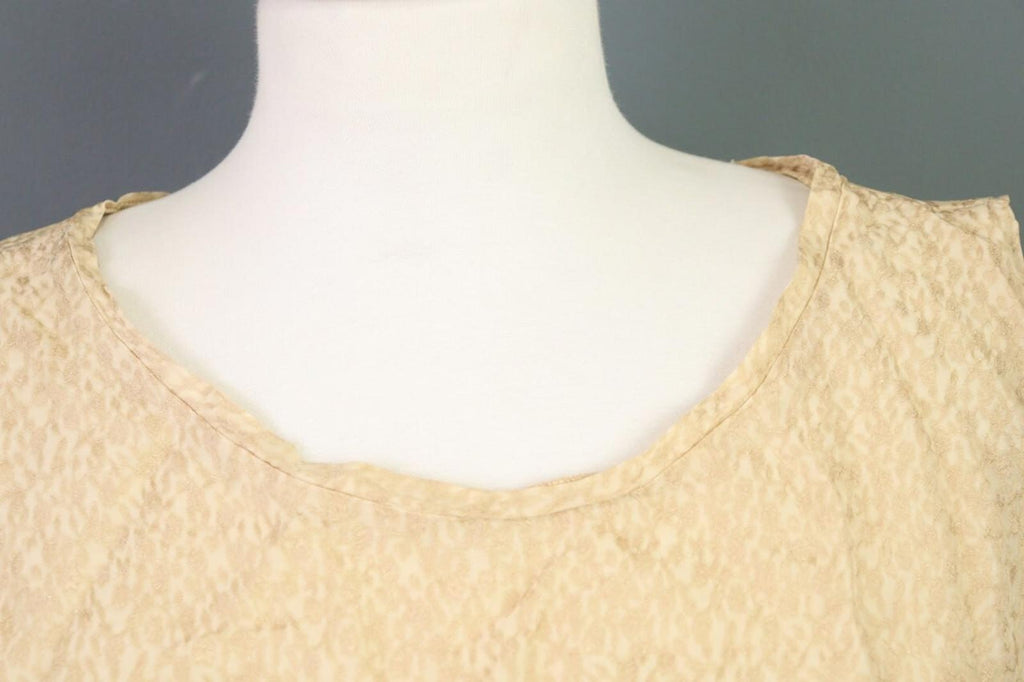 BARENA VENEZIA Beige Sleeveless Blouse Tunic Shirt – Size L