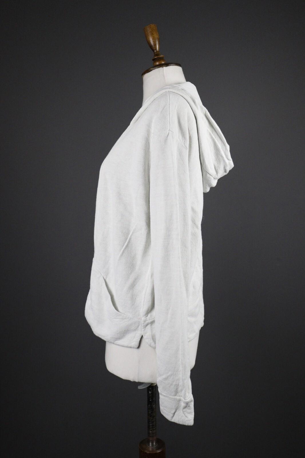 TRANSIT PAR SUCH White Designer Full Zip Hoodie Sweater – Size 4