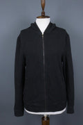 LULULEMON Black Long Sleeve Logo Lightweight Full Zip Hooded Track Jacket