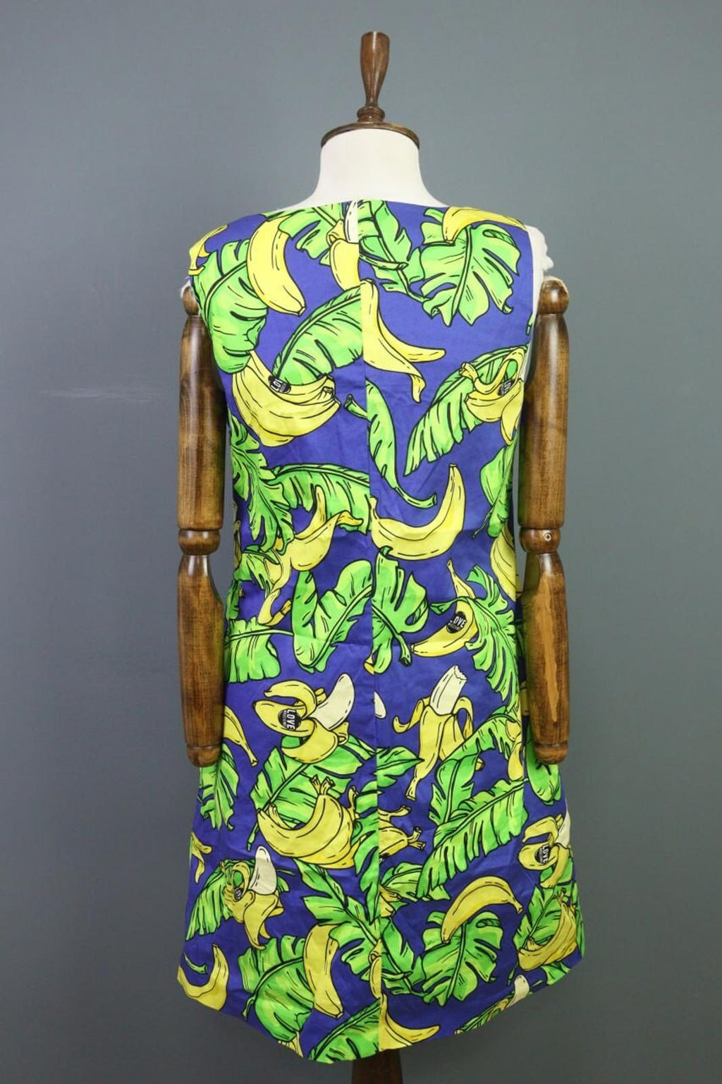 LOVE MOSCHINO Multicolor Fruits Sleeveless A-Line Short Dress – Size US 10 / I 46