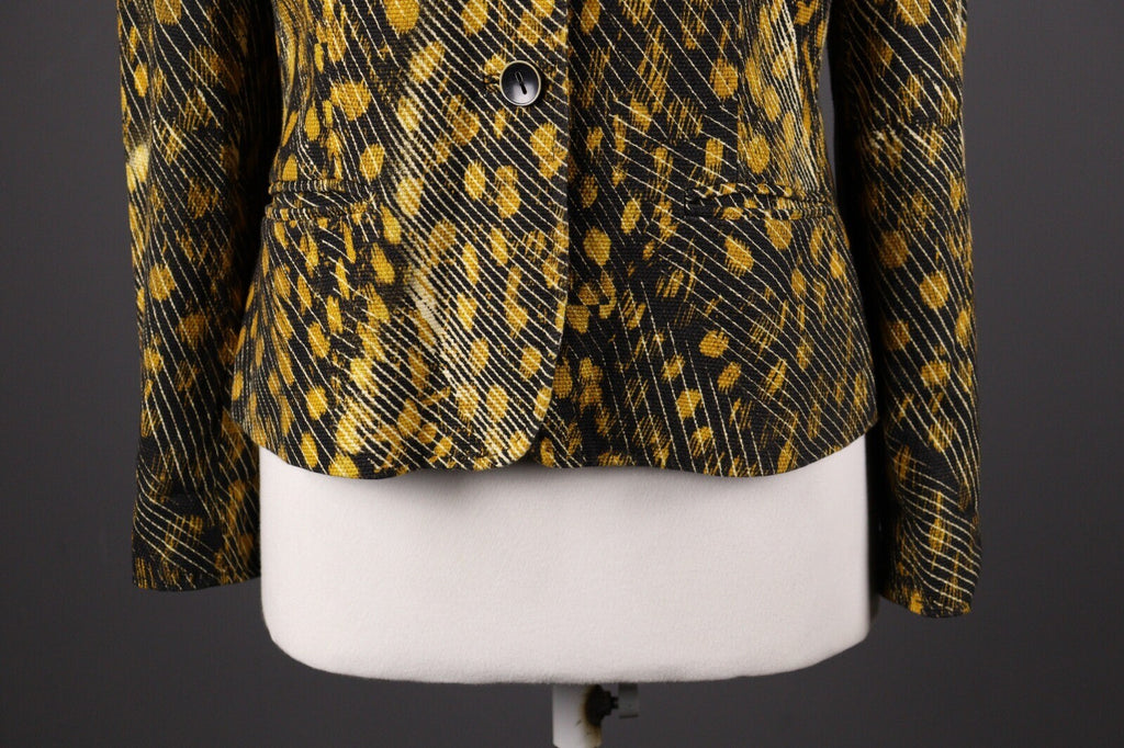 Max Mara Leopard Print Two Button Blazer Jacket – Size I 46 / GB 14 / USA 12