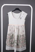 COP COPINE Floral Summer Party Cocktail Beach Mesh A-Line Dress