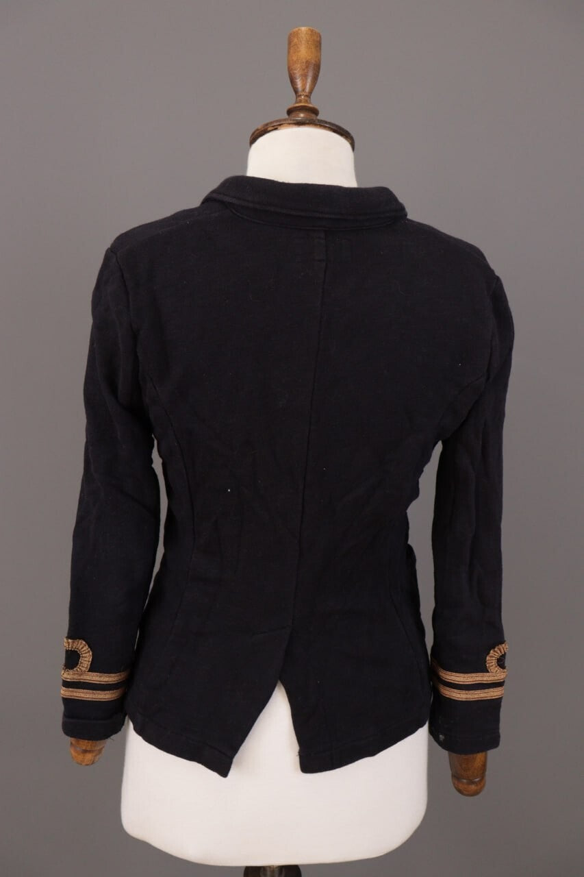 Denim & Supply Ralph Lauren Blue Double Breasted Yachting Military Jacket – Size S