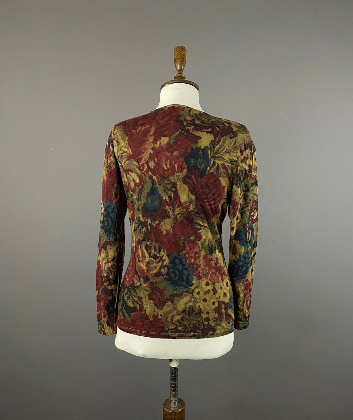 Lauren Ralph Lauren Multicolor Floral Button Long Sleeve Sweater – Women's M