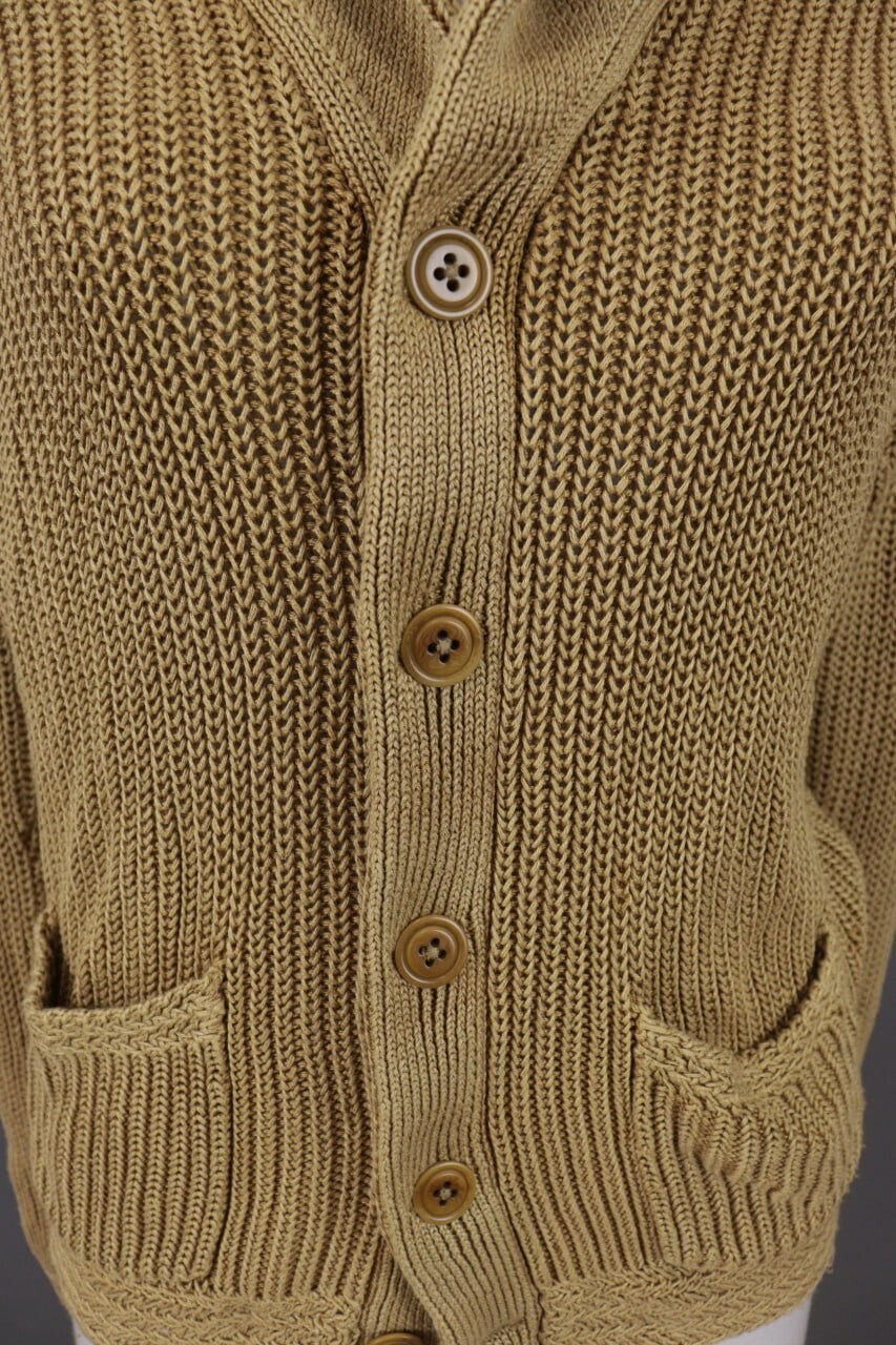 Polo Jeans Company Ralph Lauren Brown Open Knit Cardigan Jacket – Size S