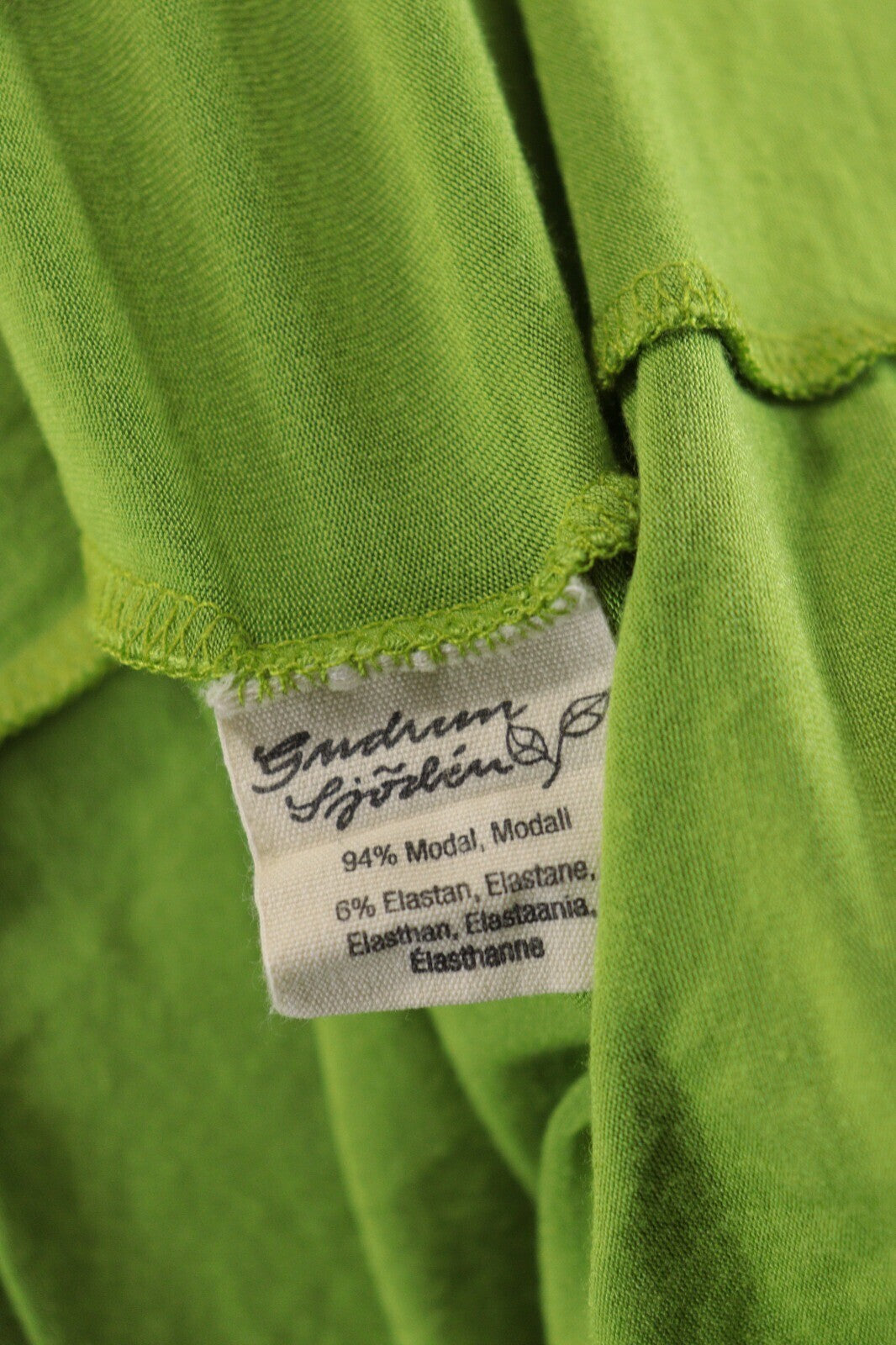 Gudrun Sjoden Green Boat Beck Long Sleeve Pullover Blouse – Size XXL