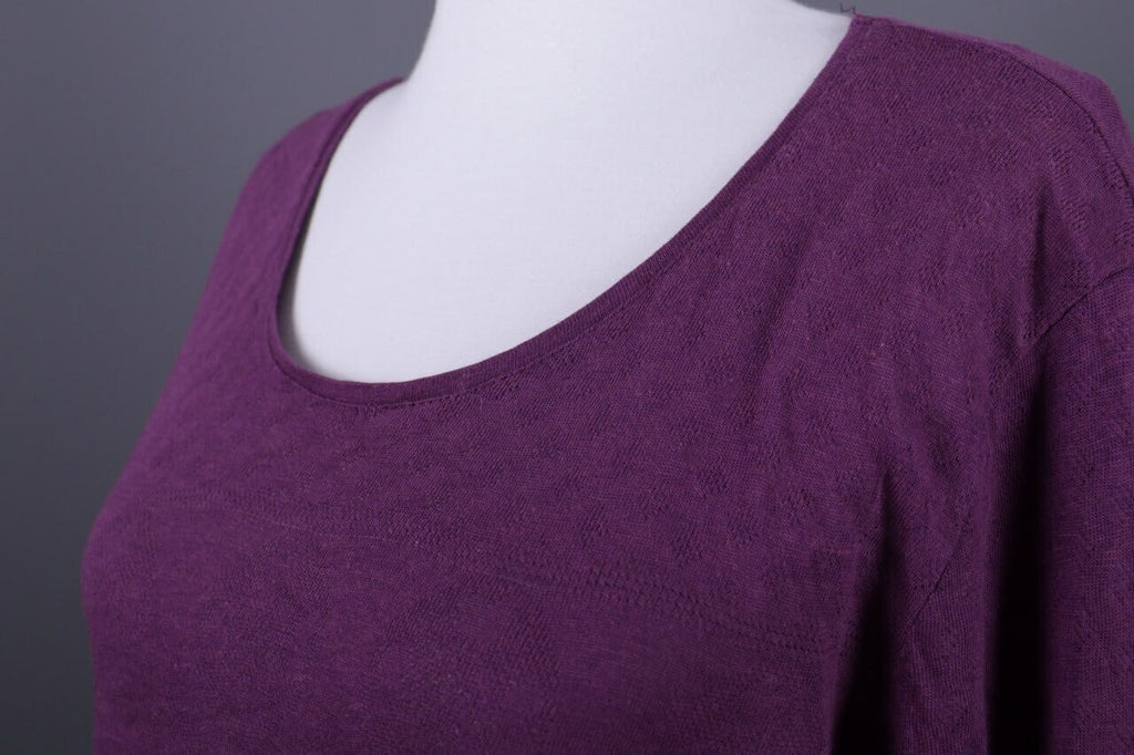 Gudrun Sjoden Purple Long Sleeve Top Shirt Pullover – Size XL