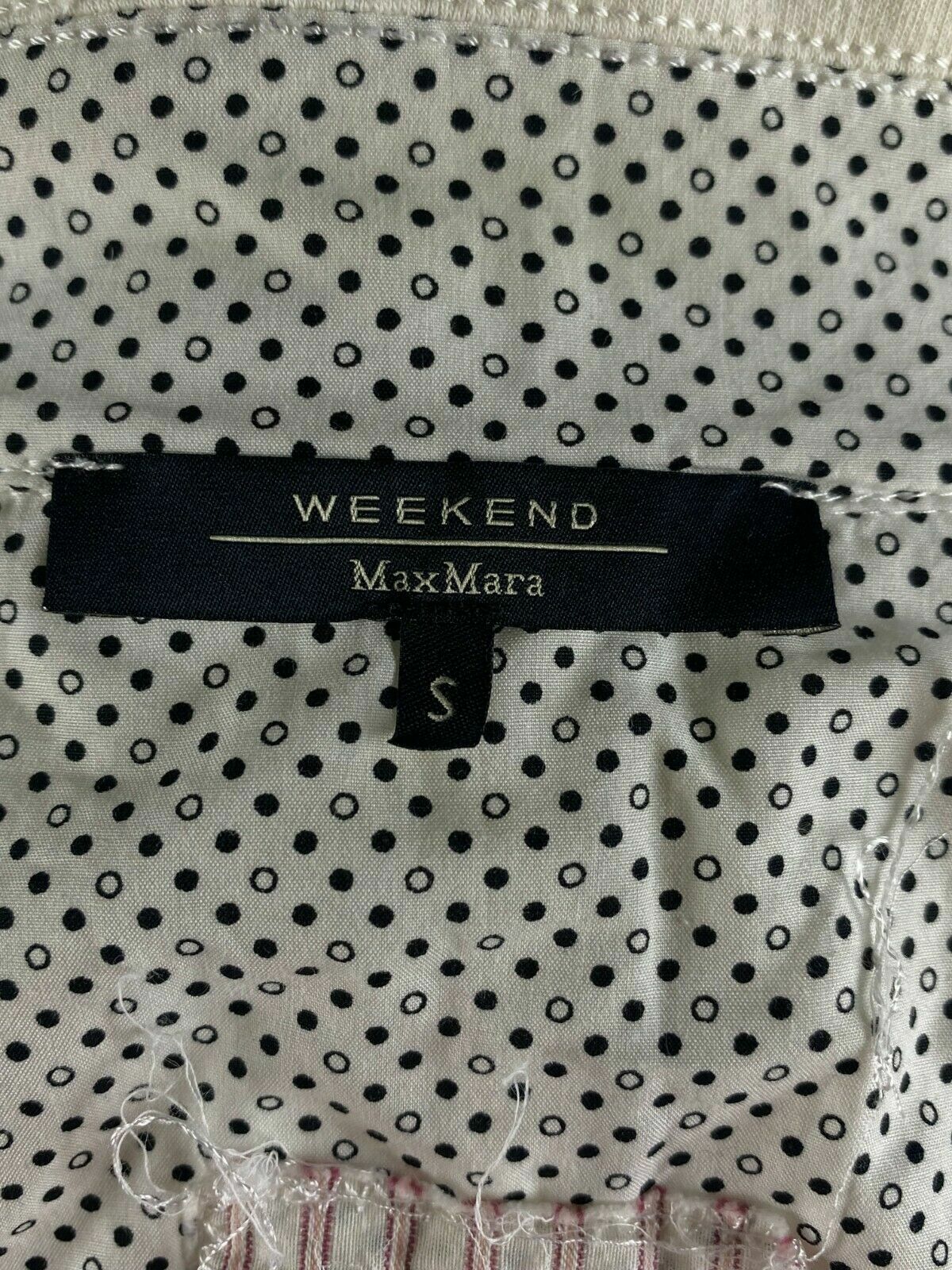 Weekend Max Mara White Long Sleeve Cotton Blazer Jacket – Women's S