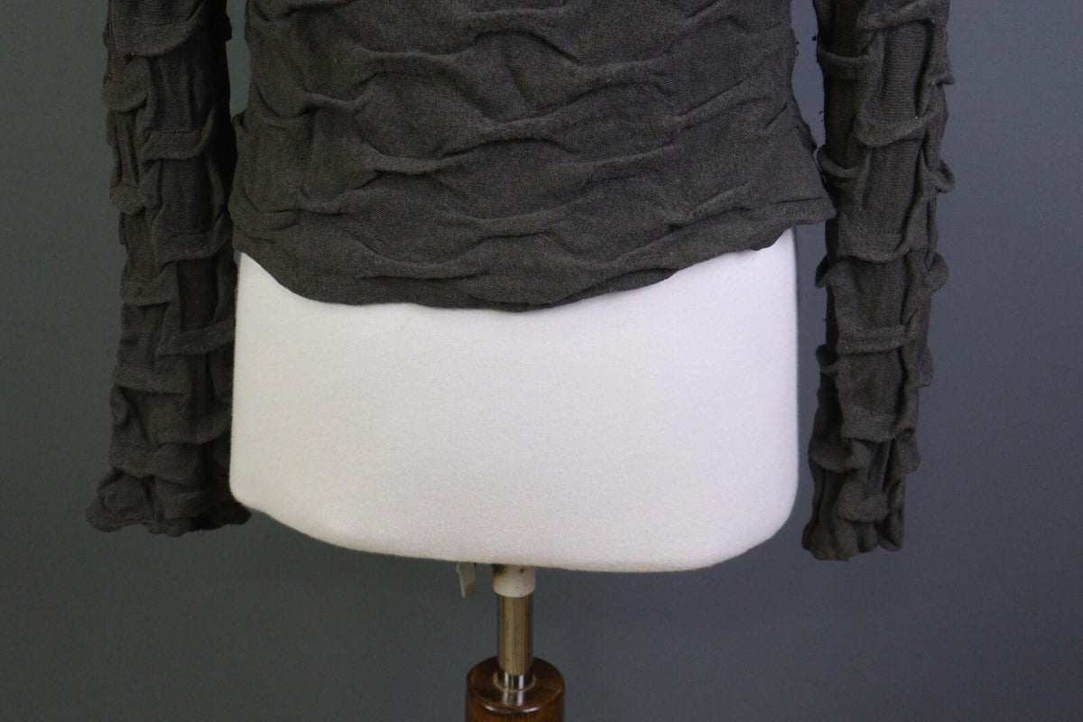 Absolut by ZEBRA Angora Wool Crew Neck Textured Knit Pullover Sweater – Size 2