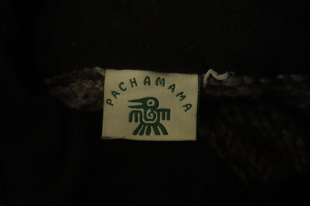 PACHAMAMA Multi Striped Wool Cable Knit Mock Neck 1/4 Zip Sweater – Size L / M