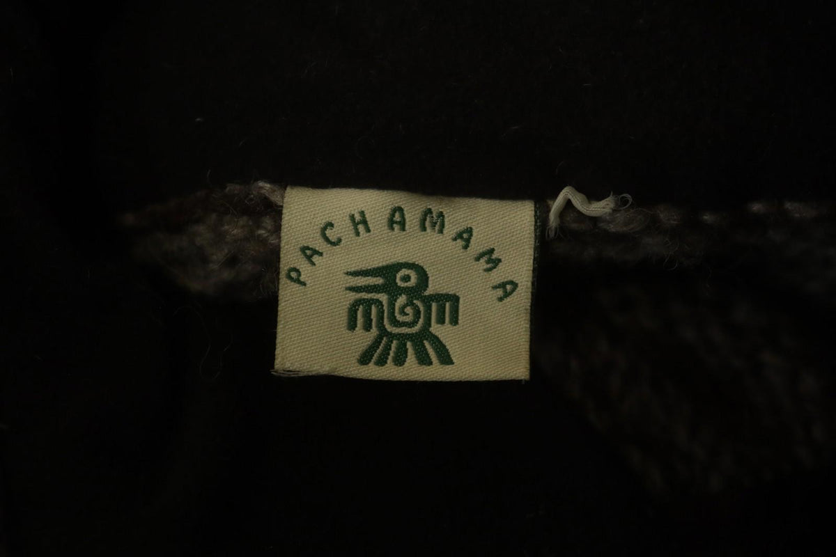 PACHAMAMA Multi Striped Wool Cable Knit Mock Neck 1/4 Zip Sweater – Size L / M