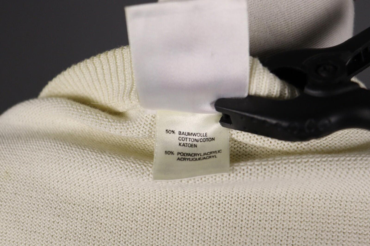 MONDI Ivory Knit Long Sleeve Cardigan Sweater – Size 40