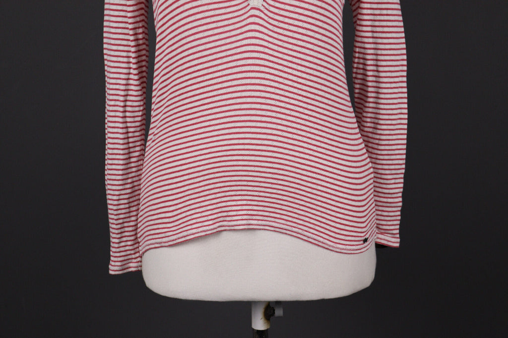 Denim & Supply Ralph Pink Lauren Stripe Long Sleeve Blouse Top Shirt – Size M