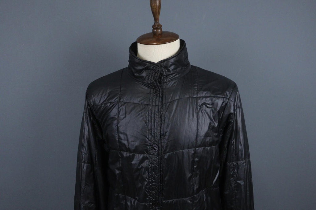 KJUS Pertex Quantum Black Long Sleeve Button Front Ski Jacket – Size XL