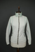 Used FRAUENSCHUH Blue Pockets Long Sleeve Full Zip Winter Soft Fleece Jacket – Size 1