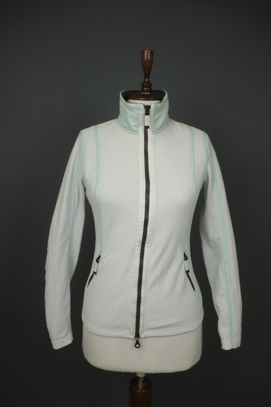 FRAUENSCHUH Blue Pockets Long Sleeve Full Zip Winter Soft Fleece Jacket – Size 1