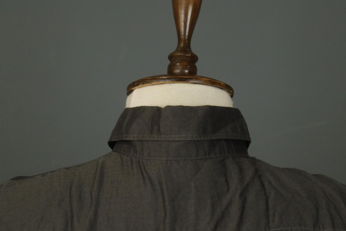 BURBERRY LONDON Brown Slim Fit Short Sleeve Collared Button-Up Shirt Top – Size 38